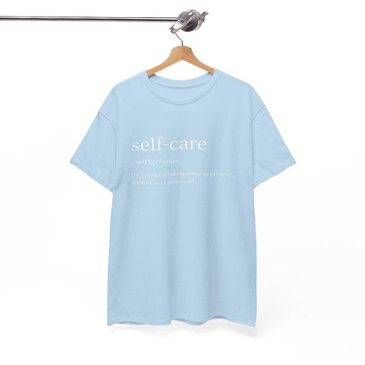 A Self-Care Unisex Heavy Cotton Tee