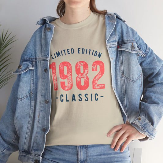 A 1982 Classic - Limited Edition - Vintage - Unisex Heavy Cotton Tee