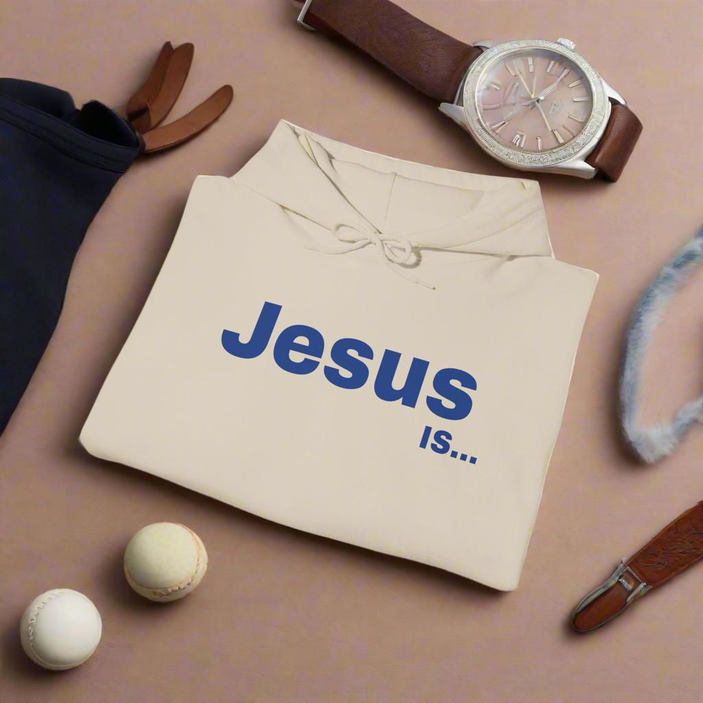 A DRocka Exclusive - Jesus IS… Hoodie - Blue - DRocka Edition 🔥