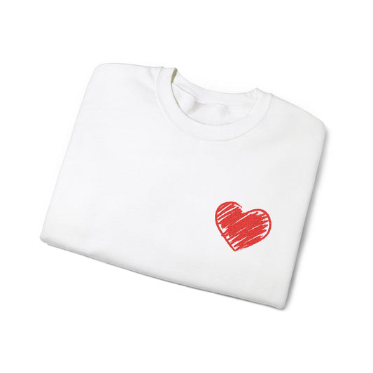 Heart Unisex Heavy Blend™ Crewneck Sweatshirt