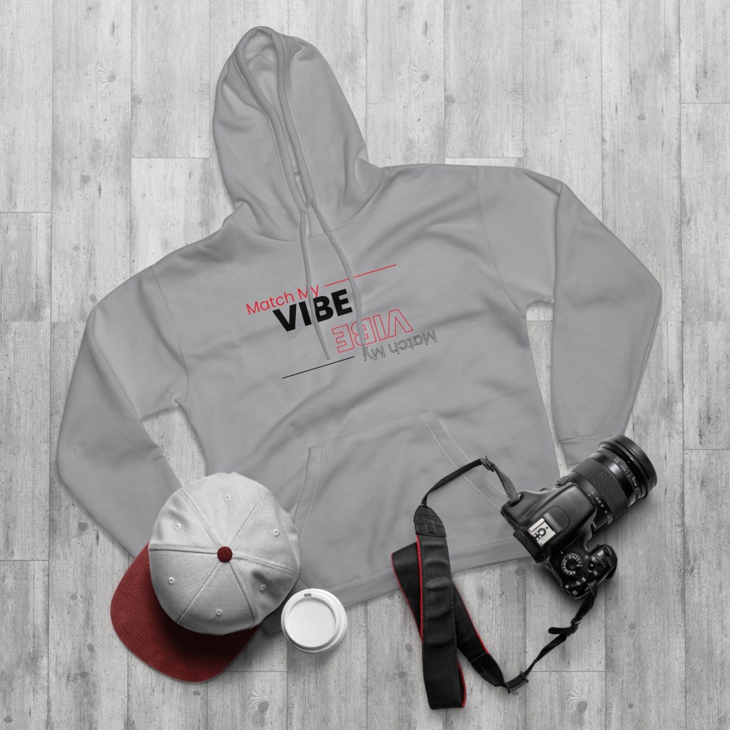A Match my Vibe 😝 Unisex Pullover Hoodie