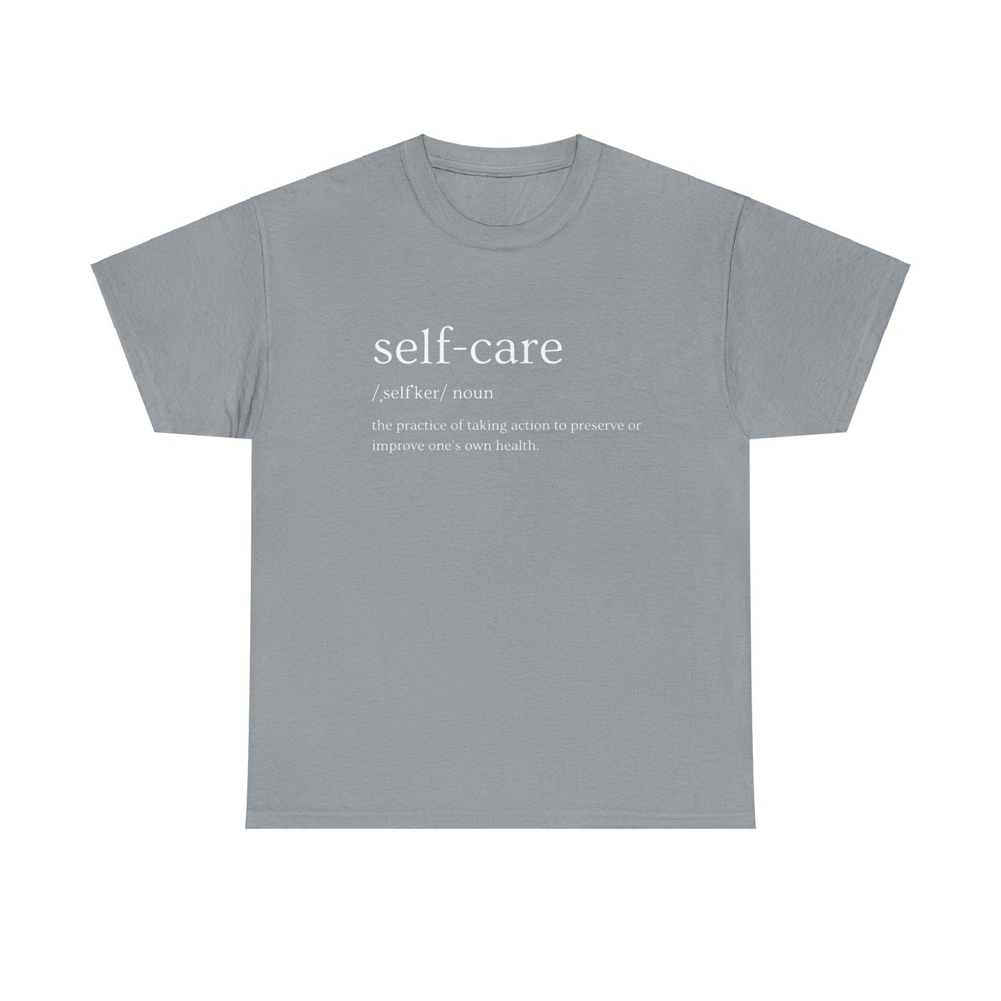 A Self-Care Unisex Heavy Cotton Tee
