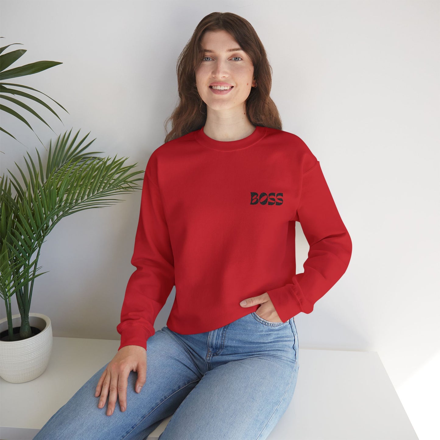 Boss Unisex Heavy Blend™ Crewneck Sweatshirt