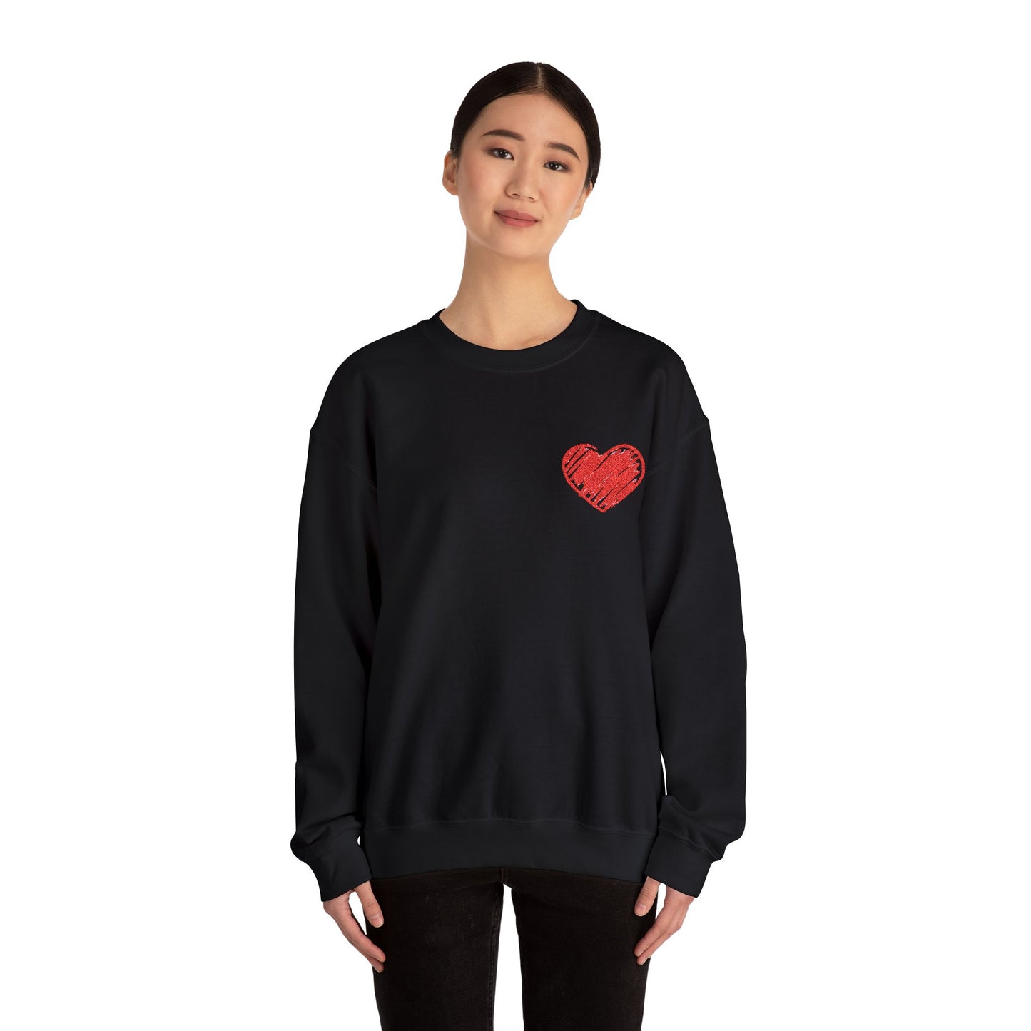 Heart Unisex Heavy Blend™ Crewneck Sweatshirt