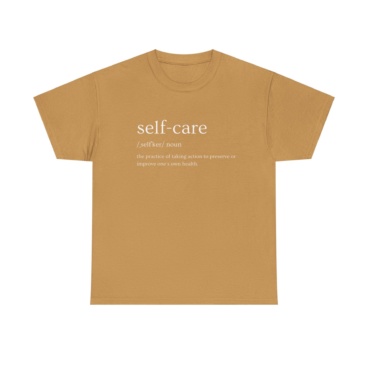 A Self-Care Unisex Heavy Cotton Tee