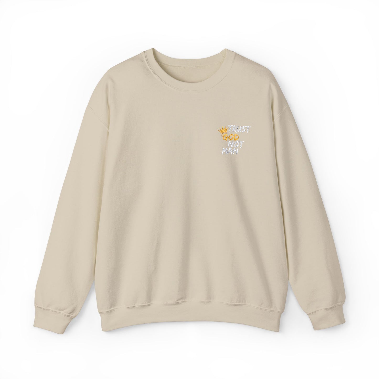A Trust God Not Man Unisex Heavy Blend™ Crewneck Sweatshirt