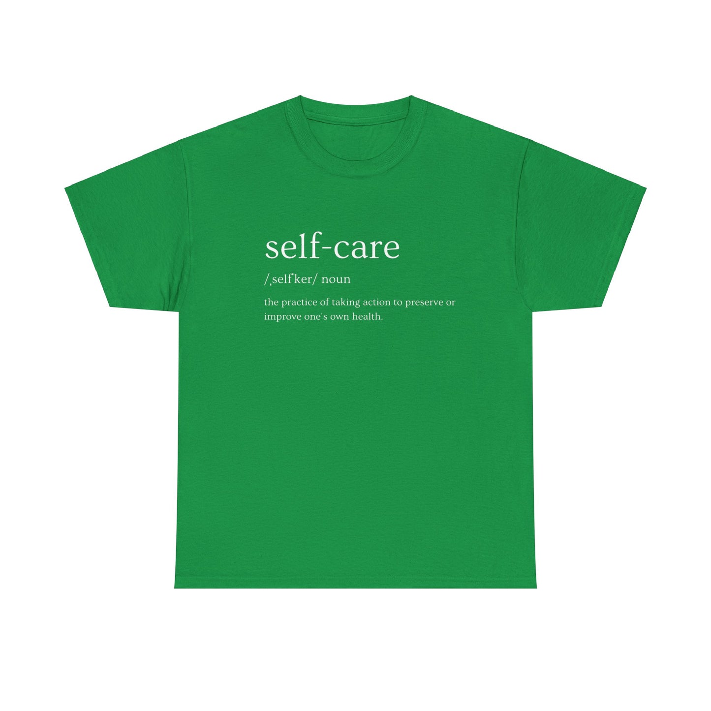 A Self-Care Unisex Heavy Cotton Tee