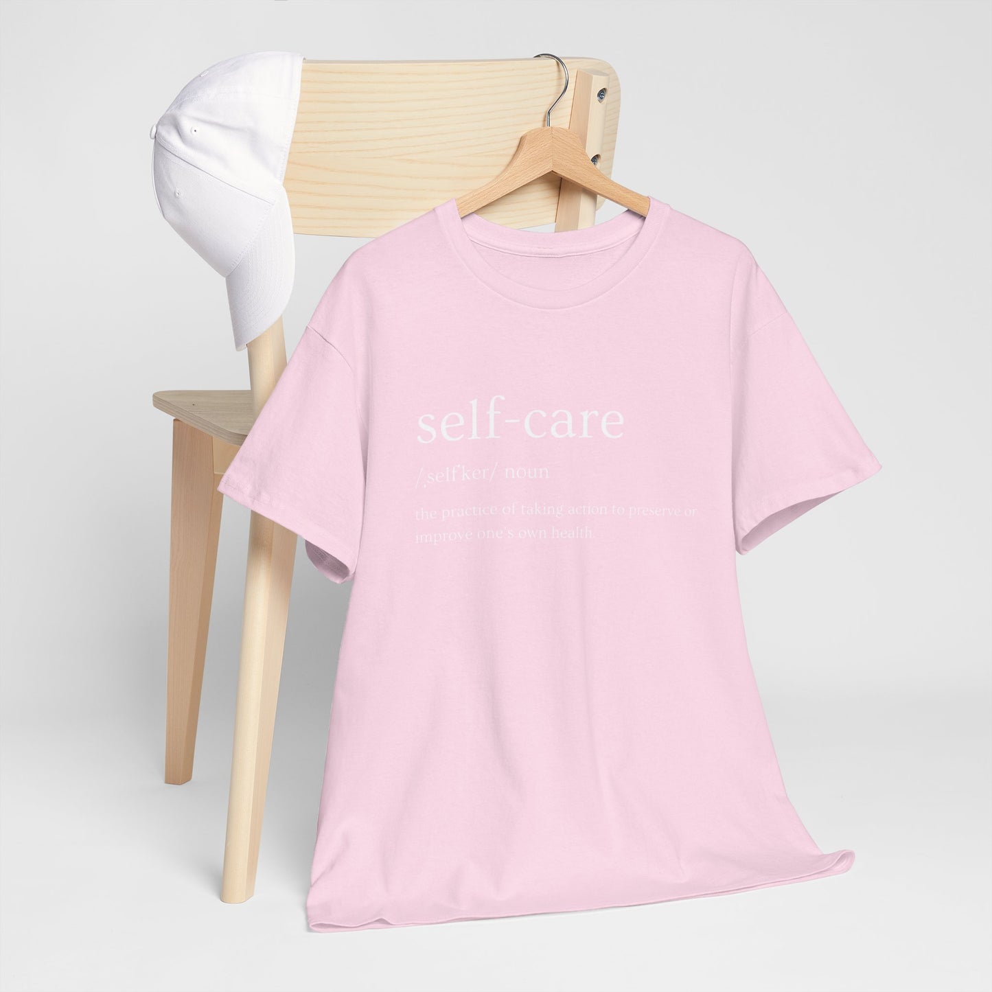 A Self-Care Unisex Heavy Cotton Tee