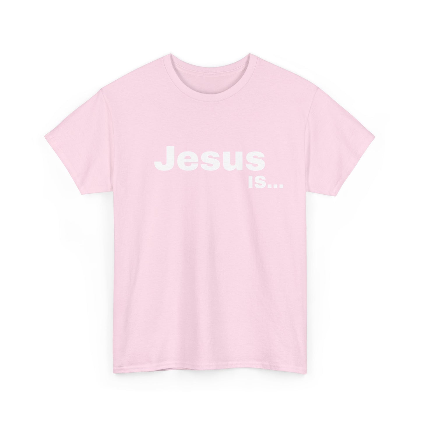 A DRocka Exclusive - Jesus IS… (red)  Unisex Heavy Cotton Tee