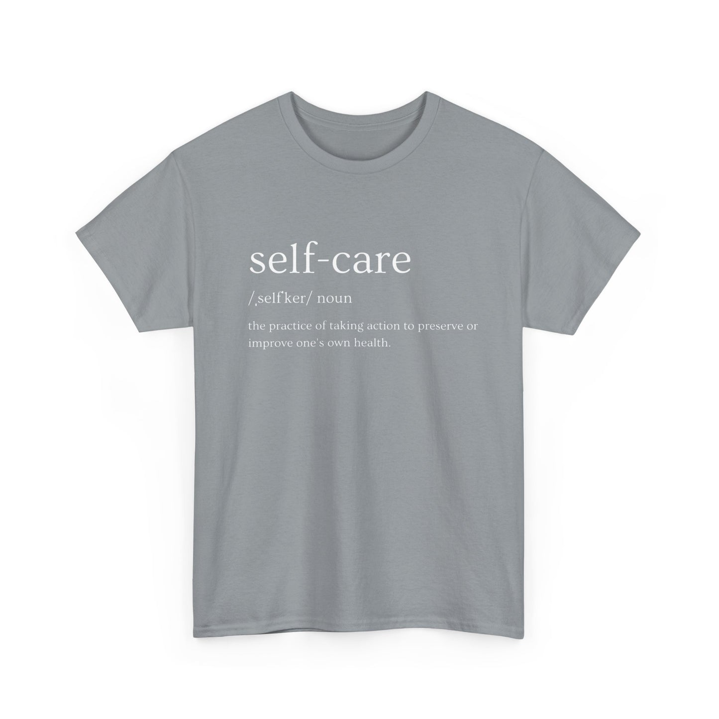 A Self-Care Unisex Heavy Cotton Tee