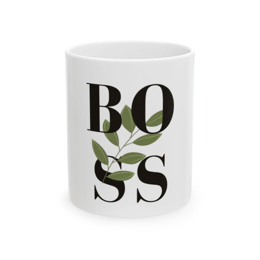 BOSS Ceramic Mug, (11oz, 15oz)