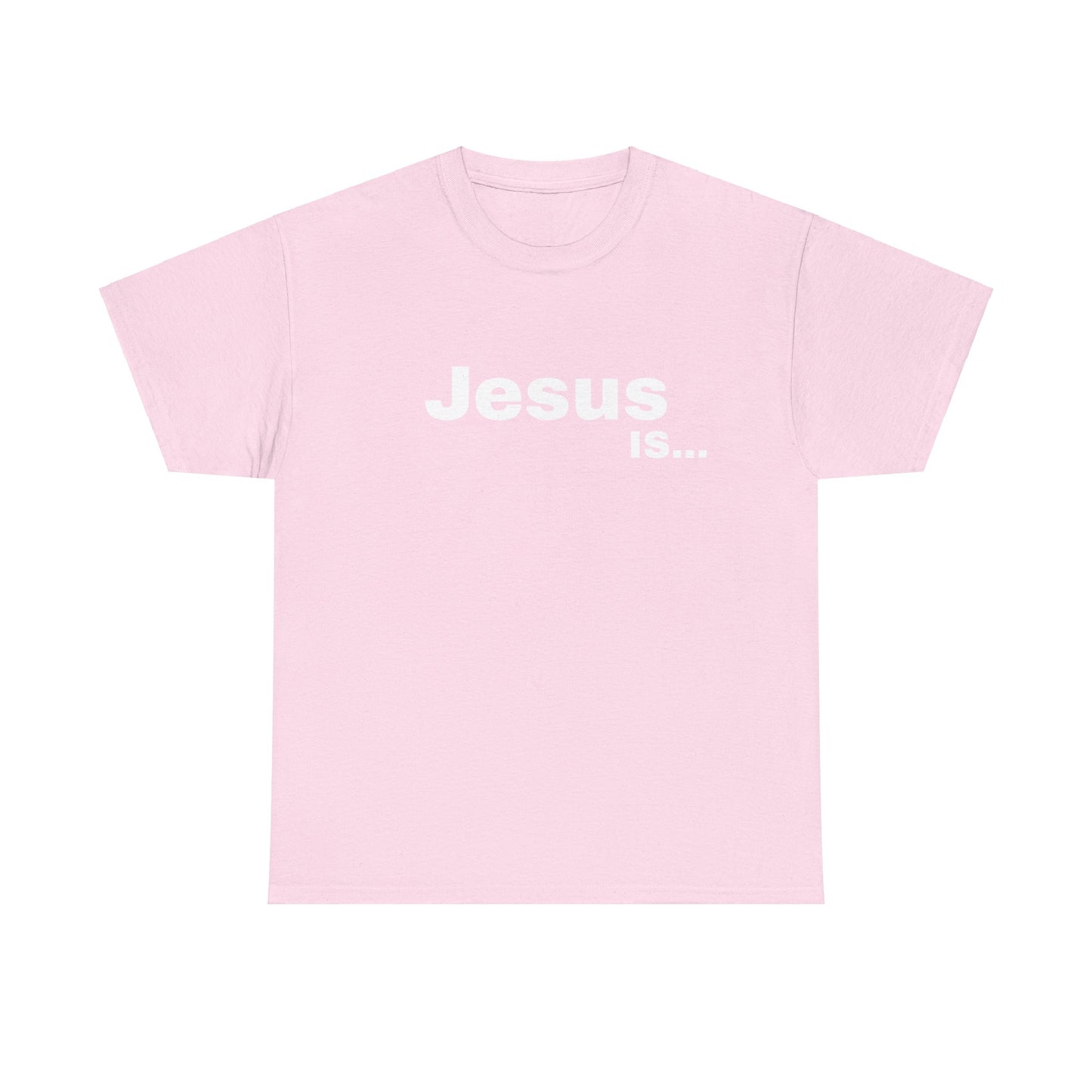 A DRocka Exclusive - Jesus IS… (red)  Unisex Heavy Cotton Tee
