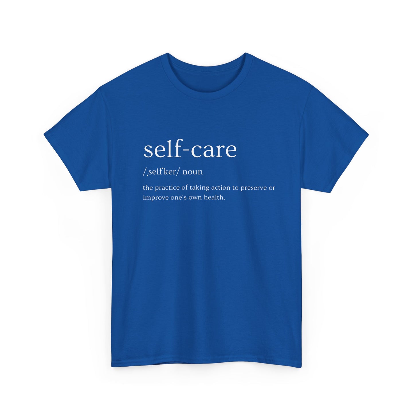 A Self-Care Unisex Heavy Cotton Tee