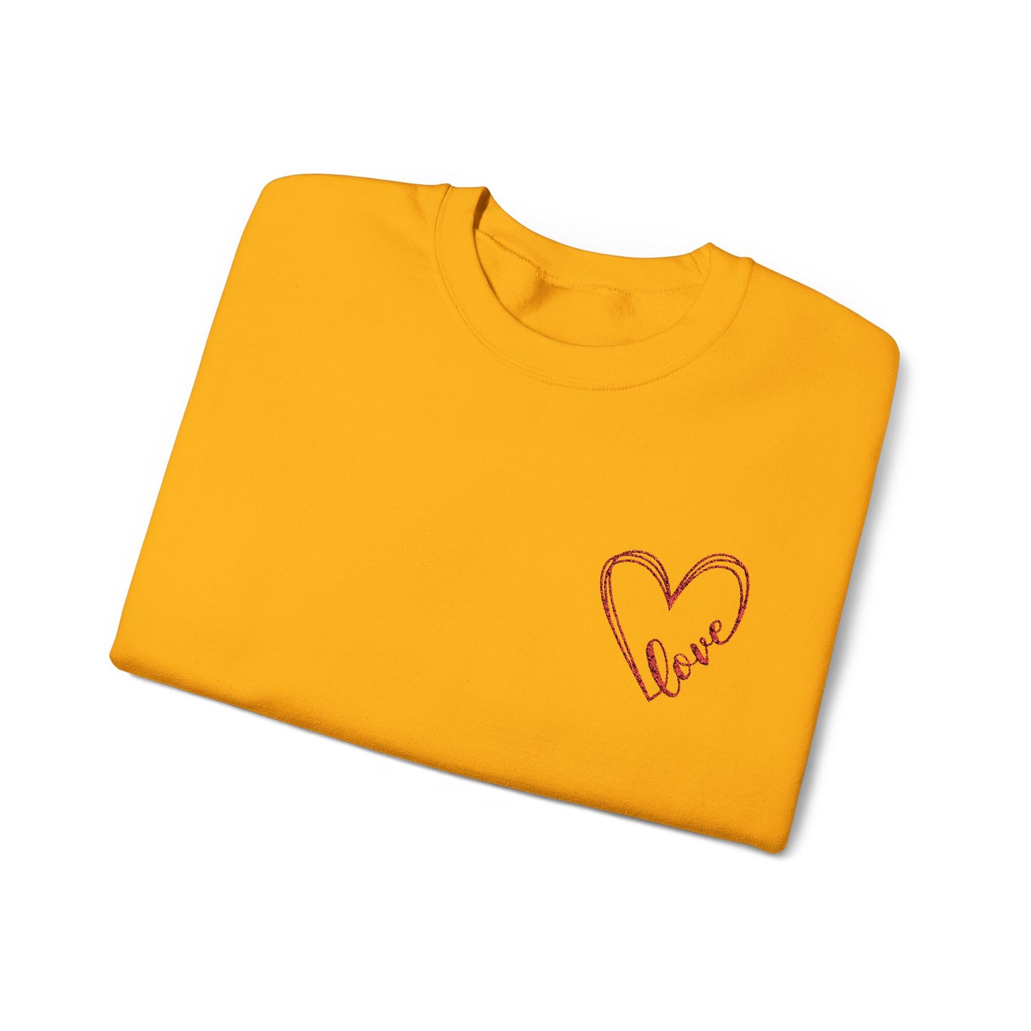 Love - Heart Unisex Heavy Blend™ Crewneck Sweatshirt