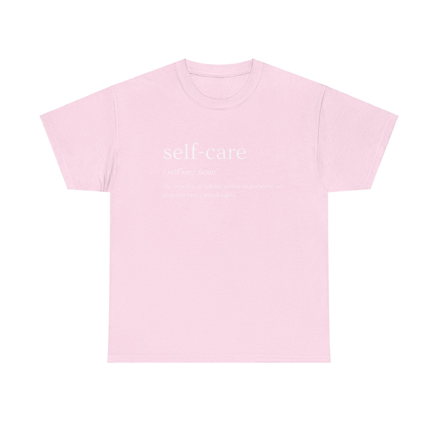 A Self-Care Unisex Heavy Cotton Tee