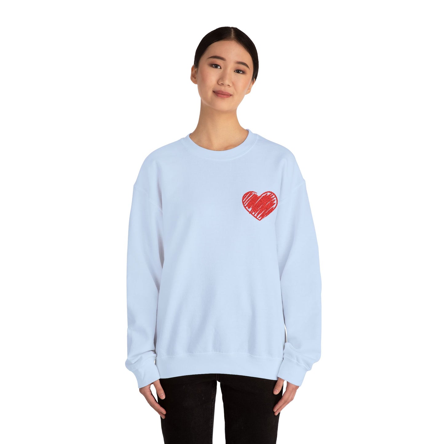 Heart Unisex Heavy Blend™ Crewneck Sweatshirt