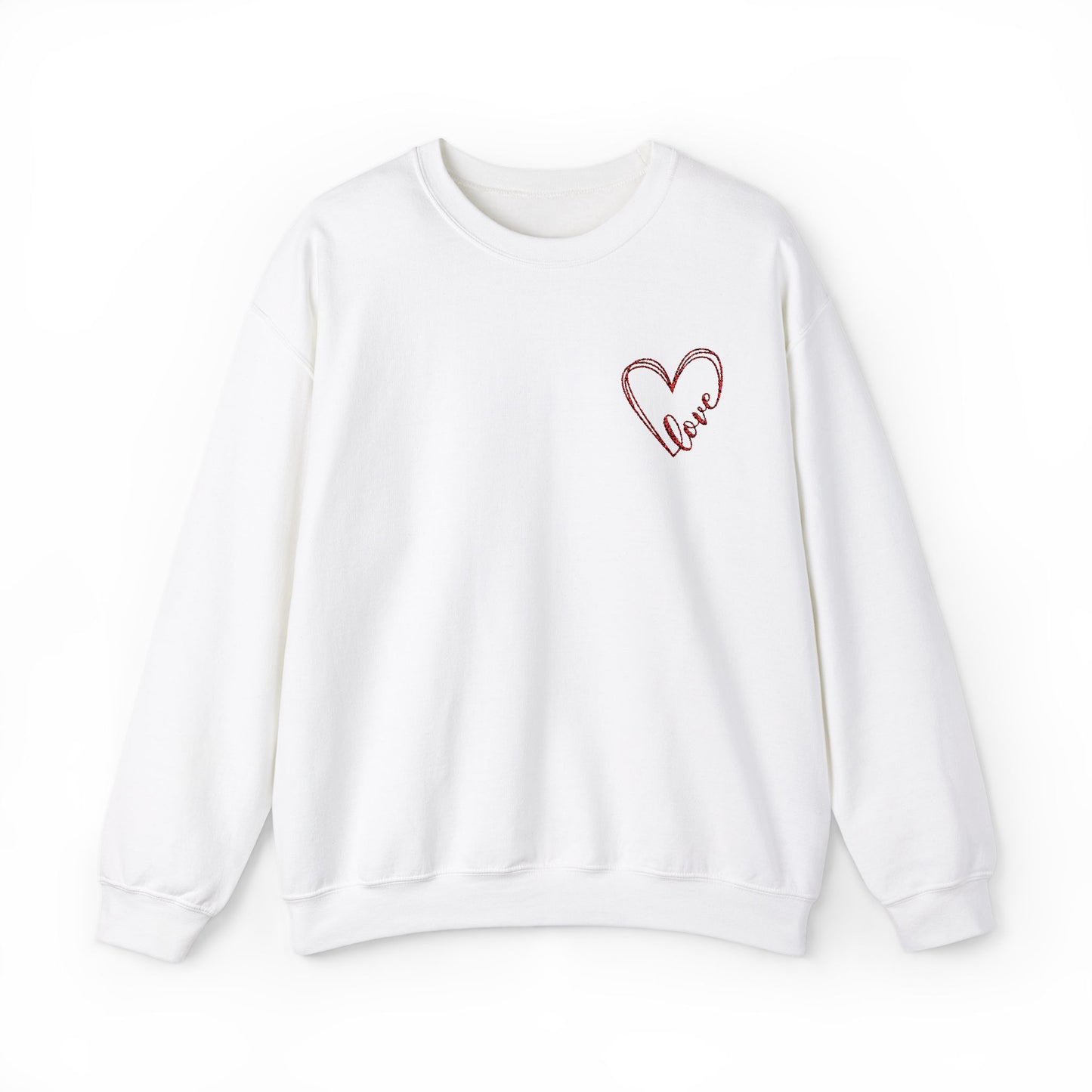 Love - Heart Unisex Heavy Blend™ Crewneck Sweatshirt