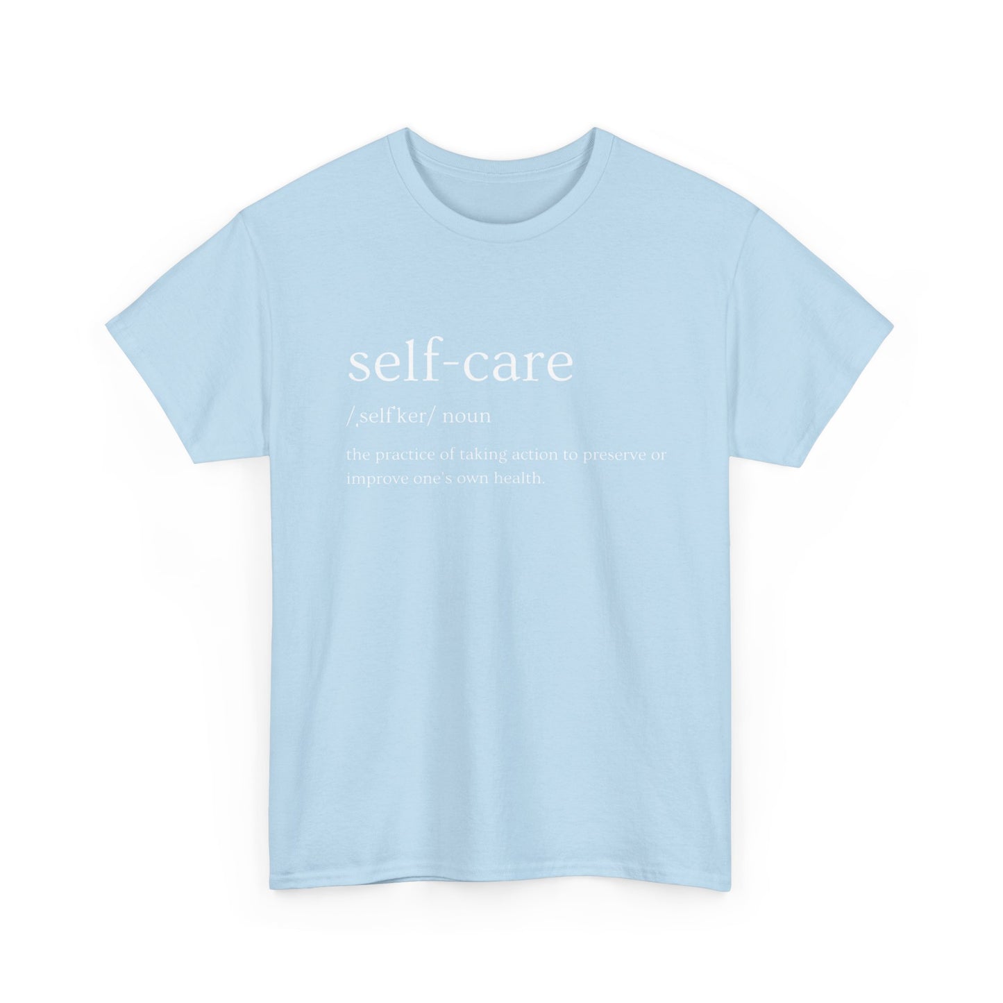 A Self-Care Unisex Heavy Cotton Tee
