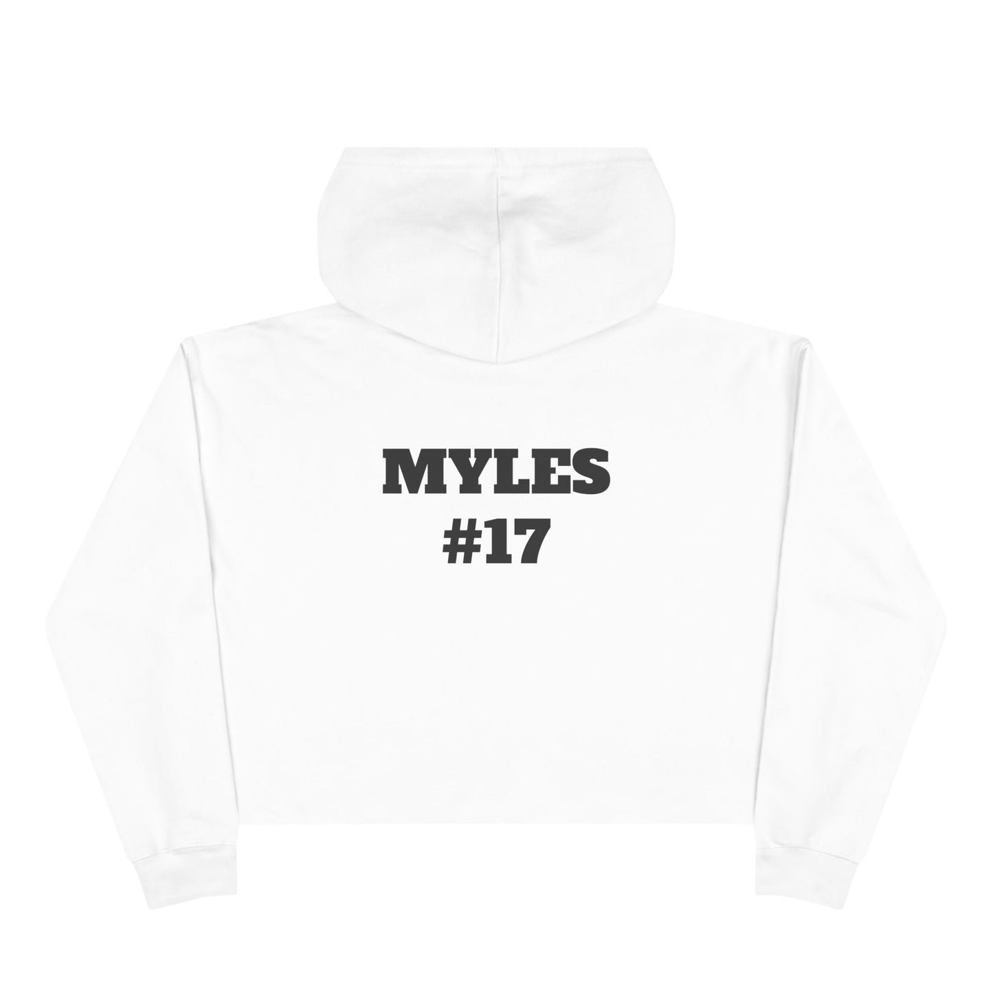 # Can Be Personalized - ❤️ Baseball Crop Hoodie