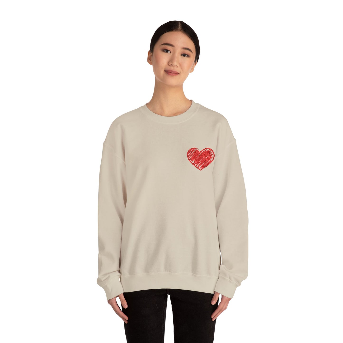 Heart Unisex Heavy Blend™ Crewneck Sweatshirt