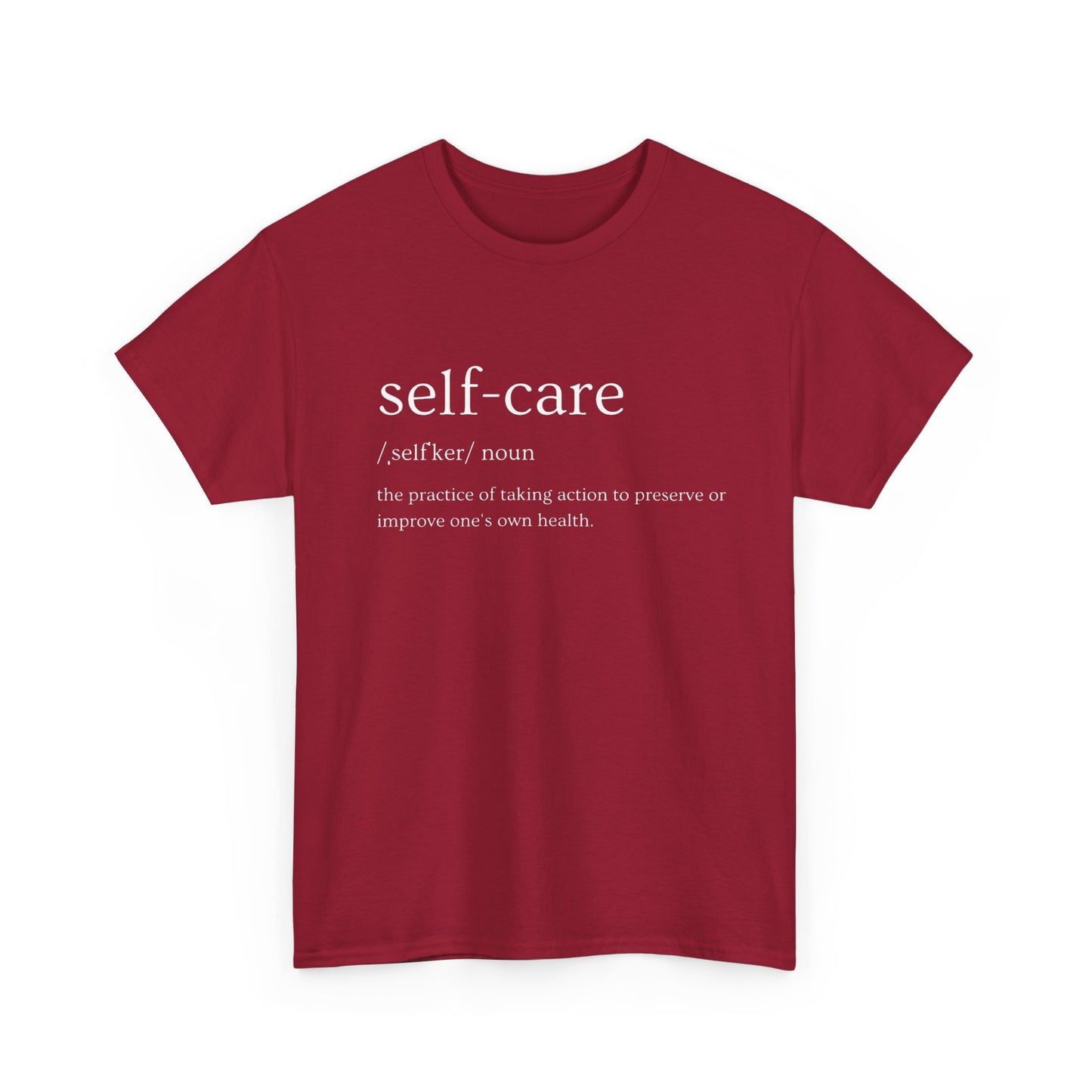 A Self-Care Unisex Heavy Cotton Tee