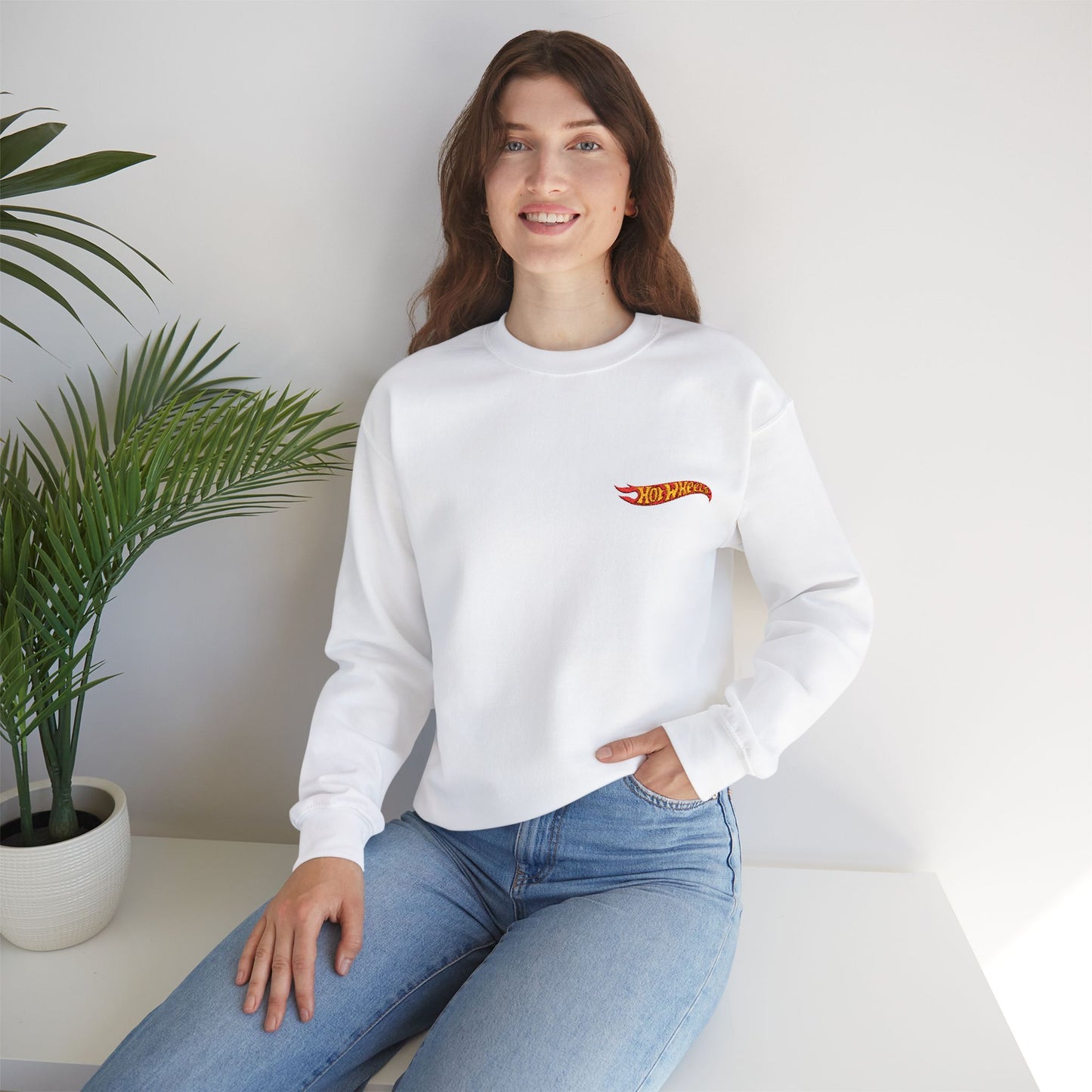 Hot Wheels Unisex Heavy Blend™ Crewneck Sweatshirt