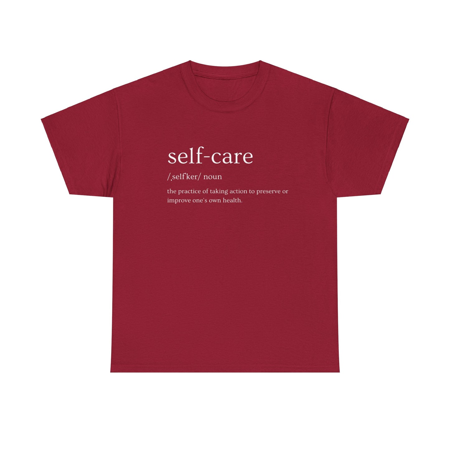 A Self-Care Unisex Heavy Cotton Tee