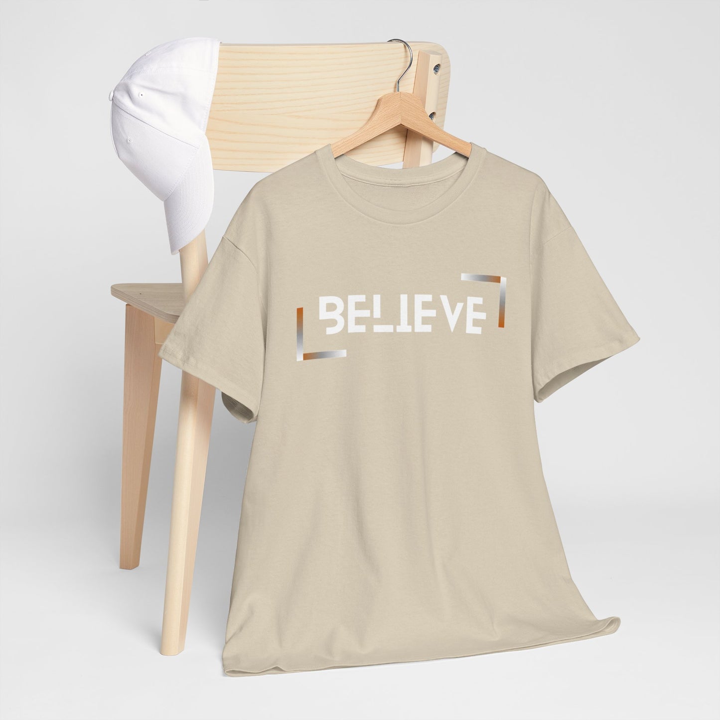 A BELIEVE Unisex Heavy Cotton Tee