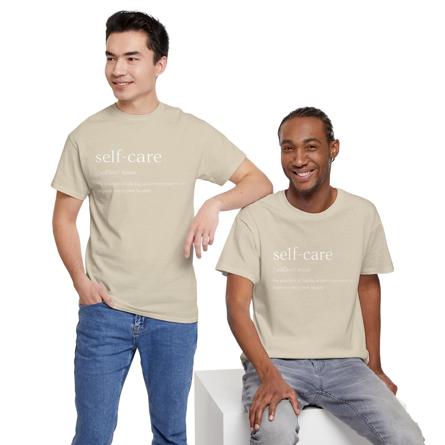 A Self-Care Unisex Heavy Cotton Tee