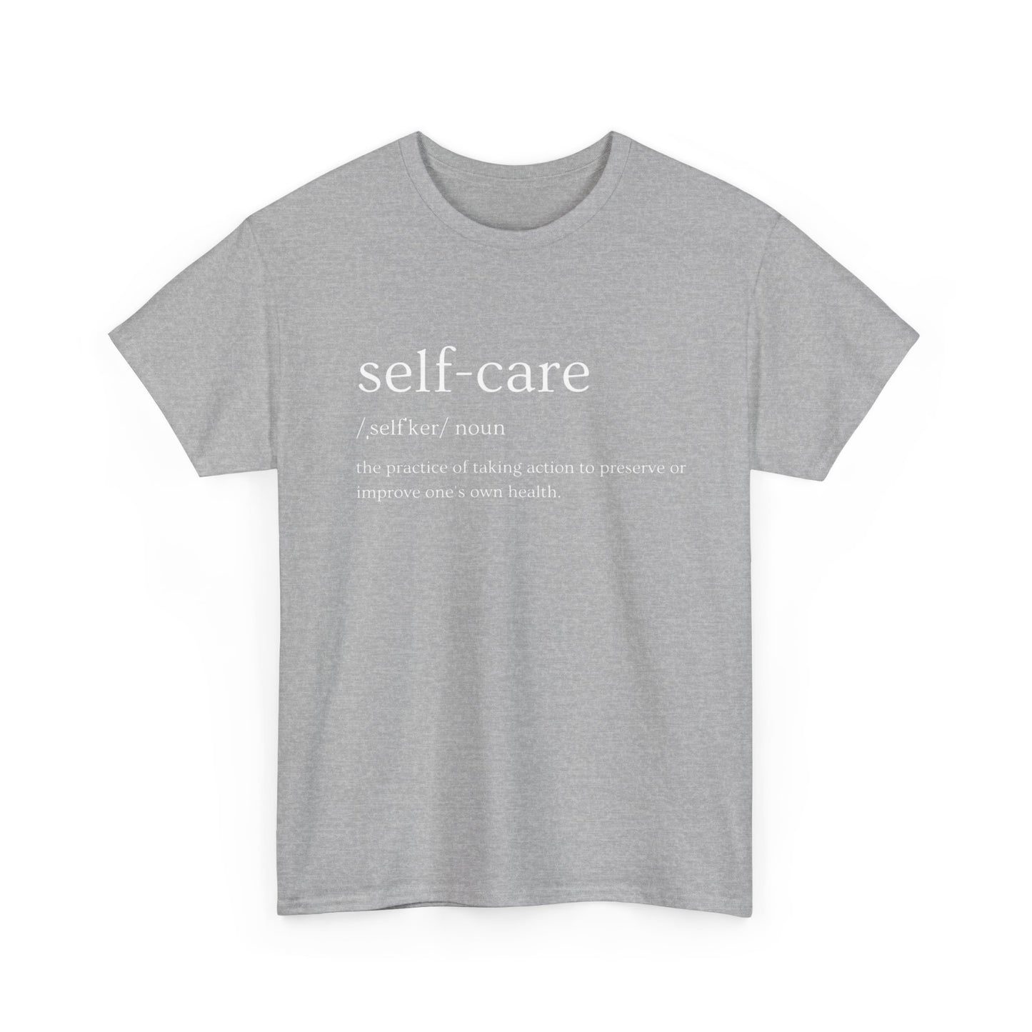 A Self-Care Unisex Heavy Cotton Tee
