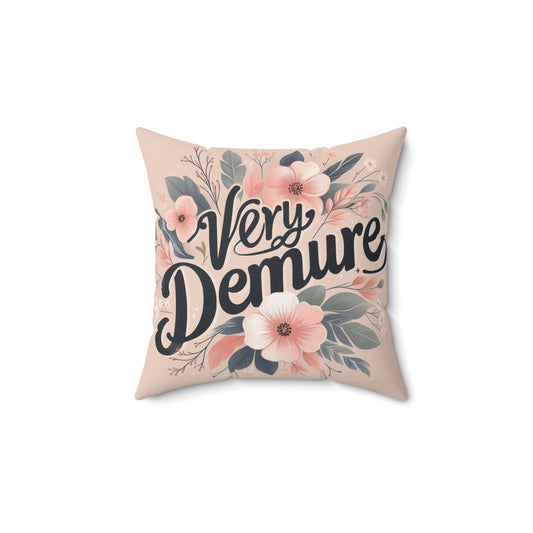 Spun Polyester Square Pillow