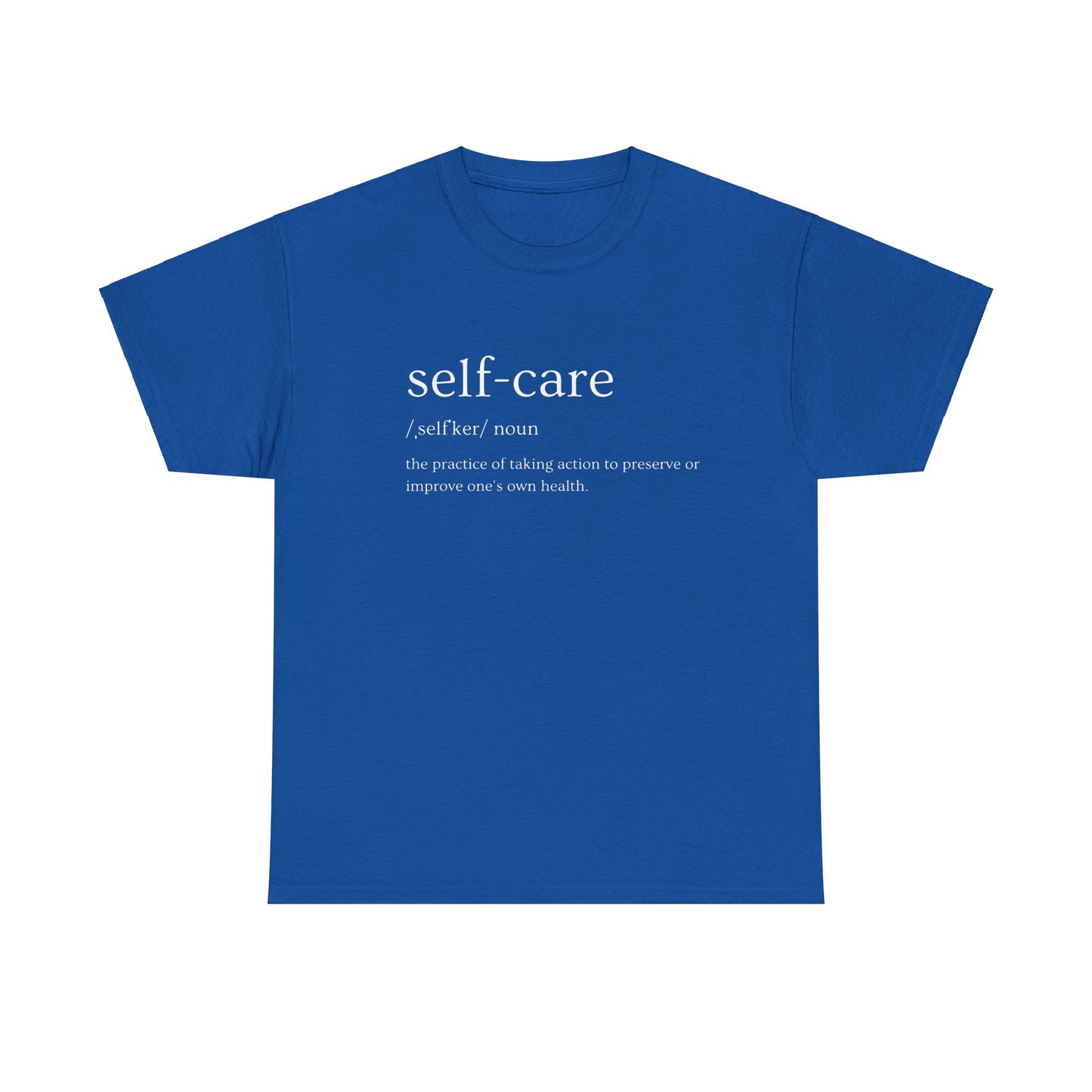 A Self-Care Unisex Heavy Cotton Tee