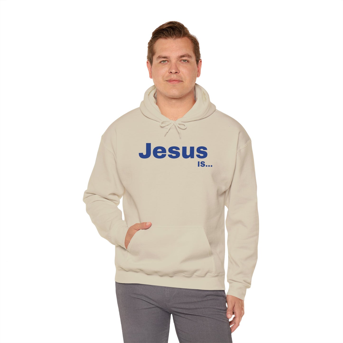 A DRocka Exclusive - Jesus IS… Hoodie - Blue - DRocka Edition 🔥