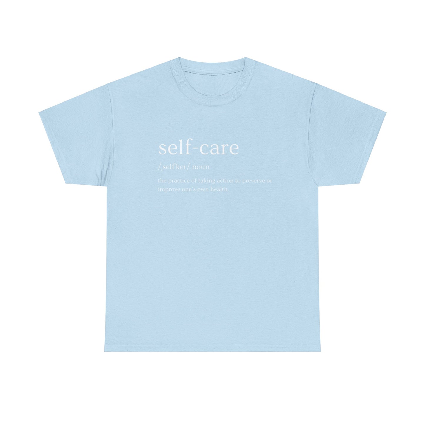 A Self-Care Unisex Heavy Cotton Tee