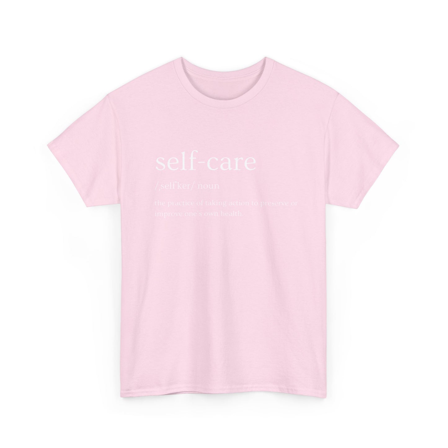 A Self-Care Unisex Heavy Cotton Tee