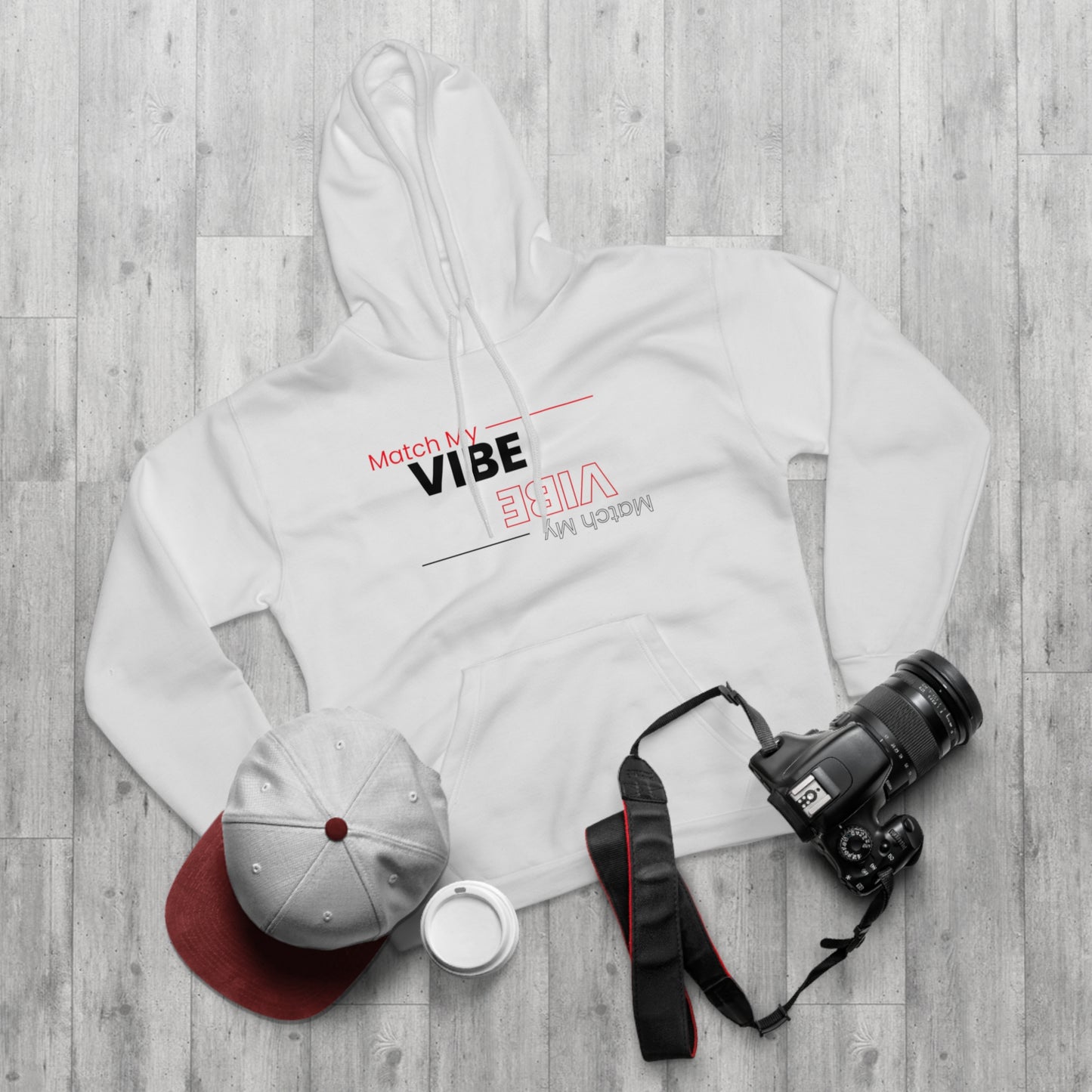 A Match my Vibe 😝 Unisex Pullover Hoodie