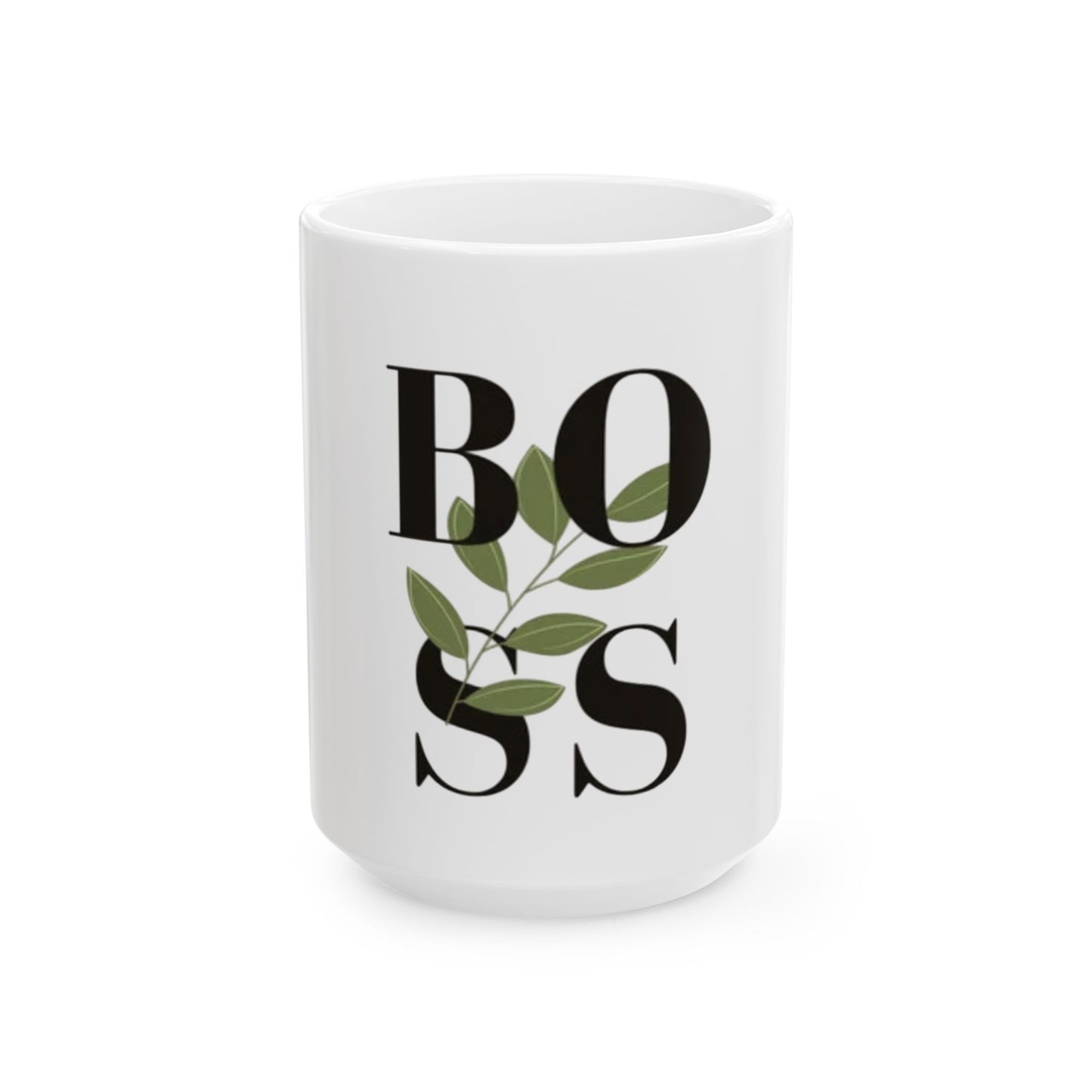 BOSS Ceramic Mug, (11oz, 15oz)