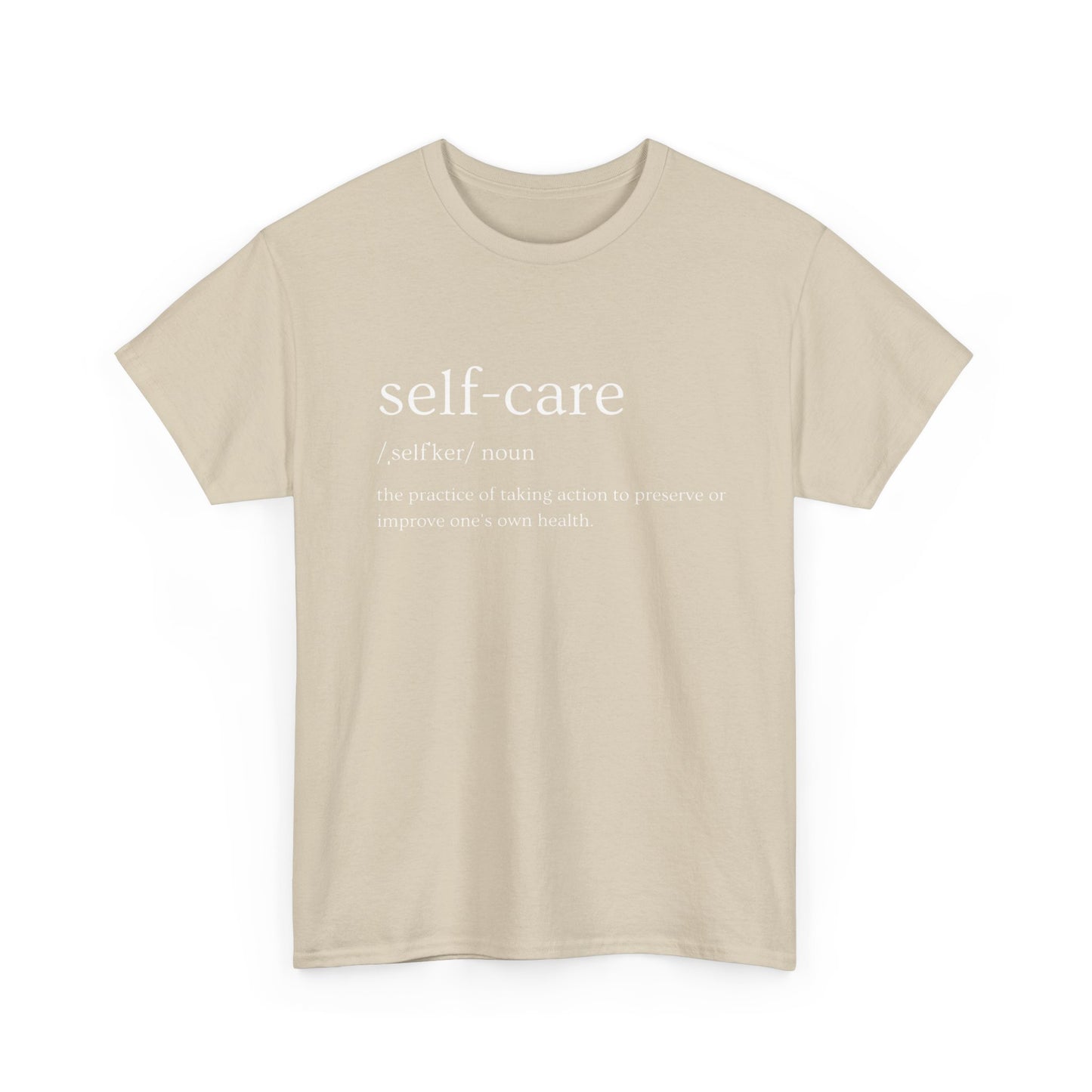 A Self-Care Unisex Heavy Cotton Tee