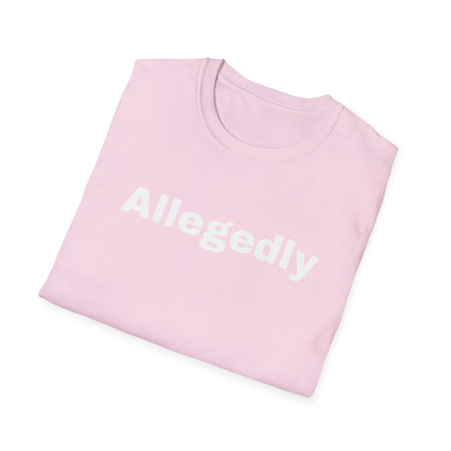 ALLEGEDLY - a Unisex Softstyle T-Shirt - DRocka Style