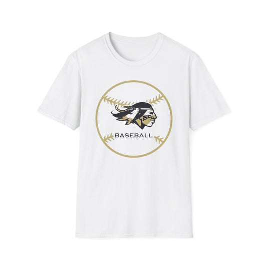 East Central CC Warrior Baseball Unisex Softstyle T-Shirt