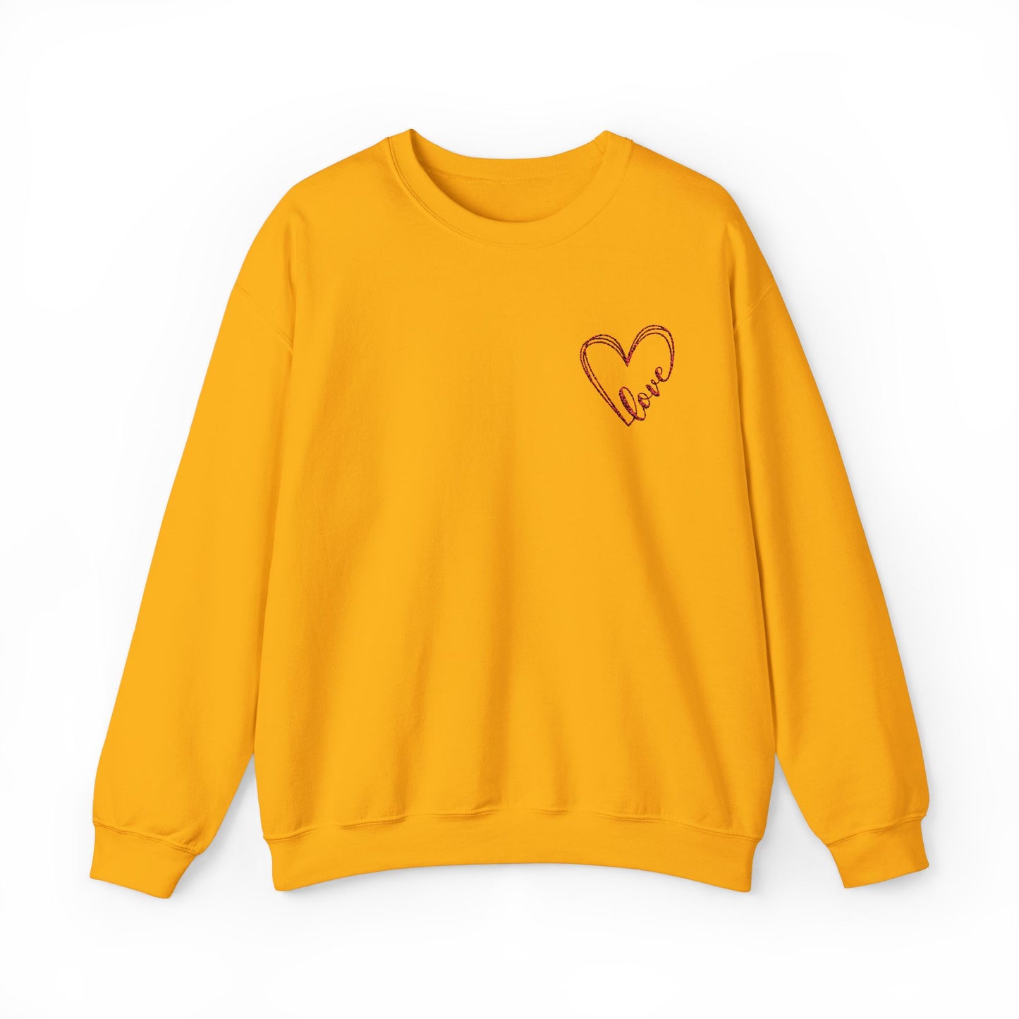 Love - Heart Unisex Heavy Blend™ Crewneck Sweatshirt