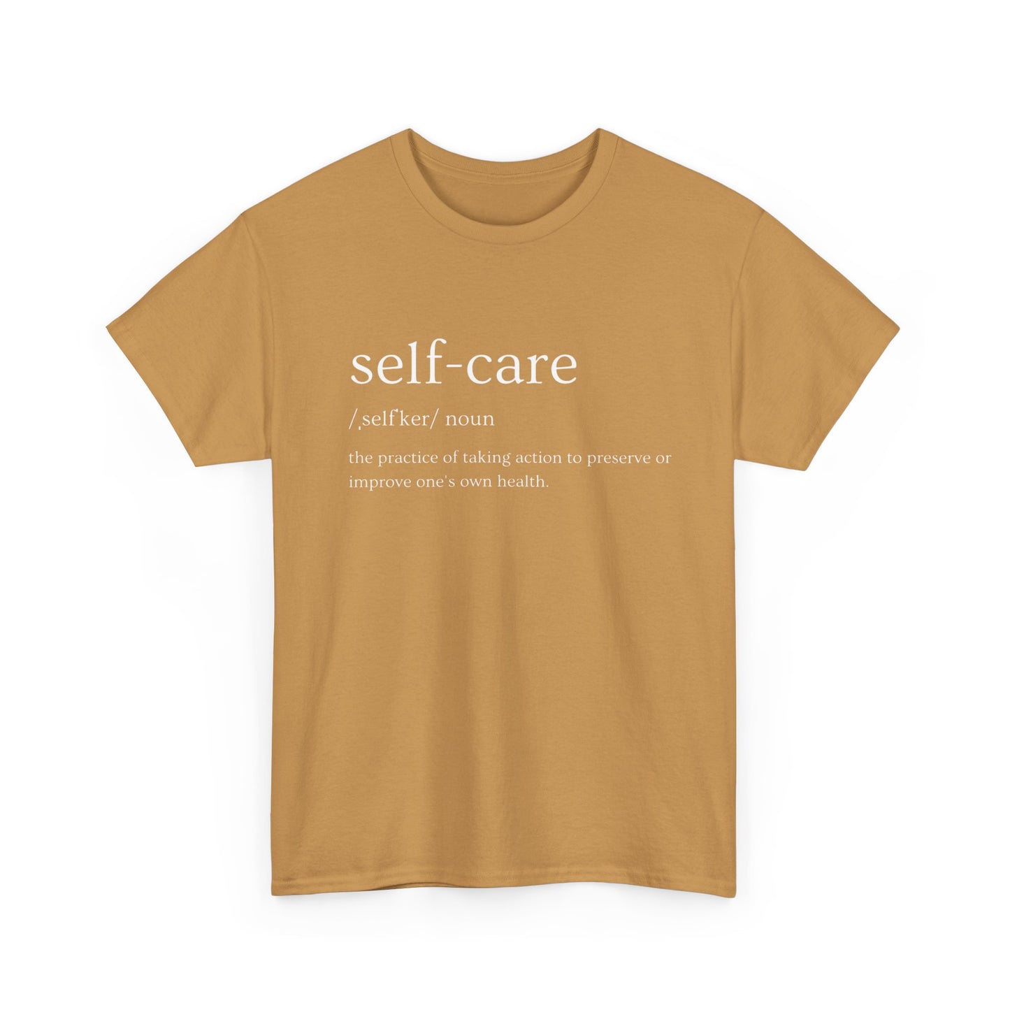 A Self-Care Unisex Heavy Cotton Tee