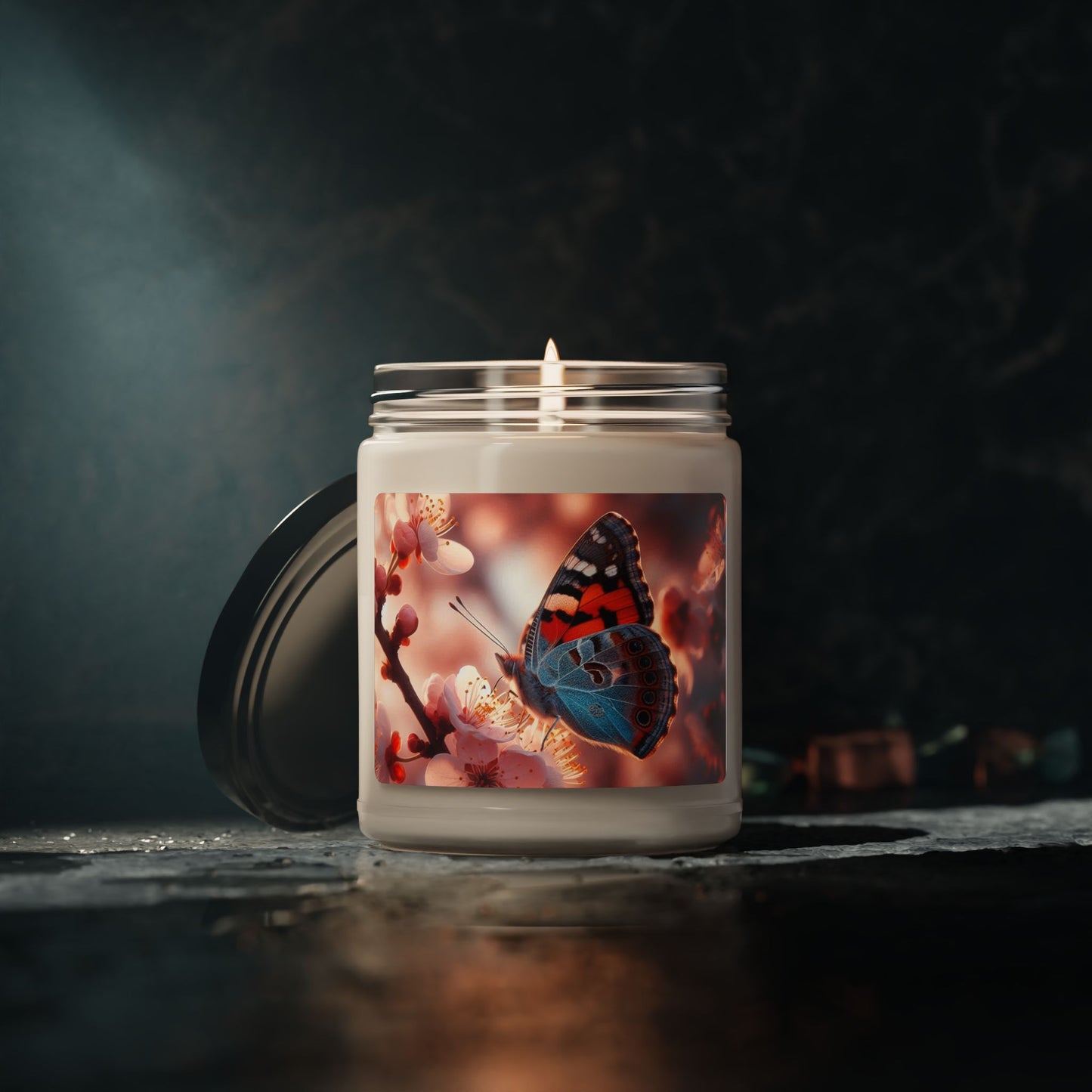 Butterfly Scented Soy Candle, 9oz