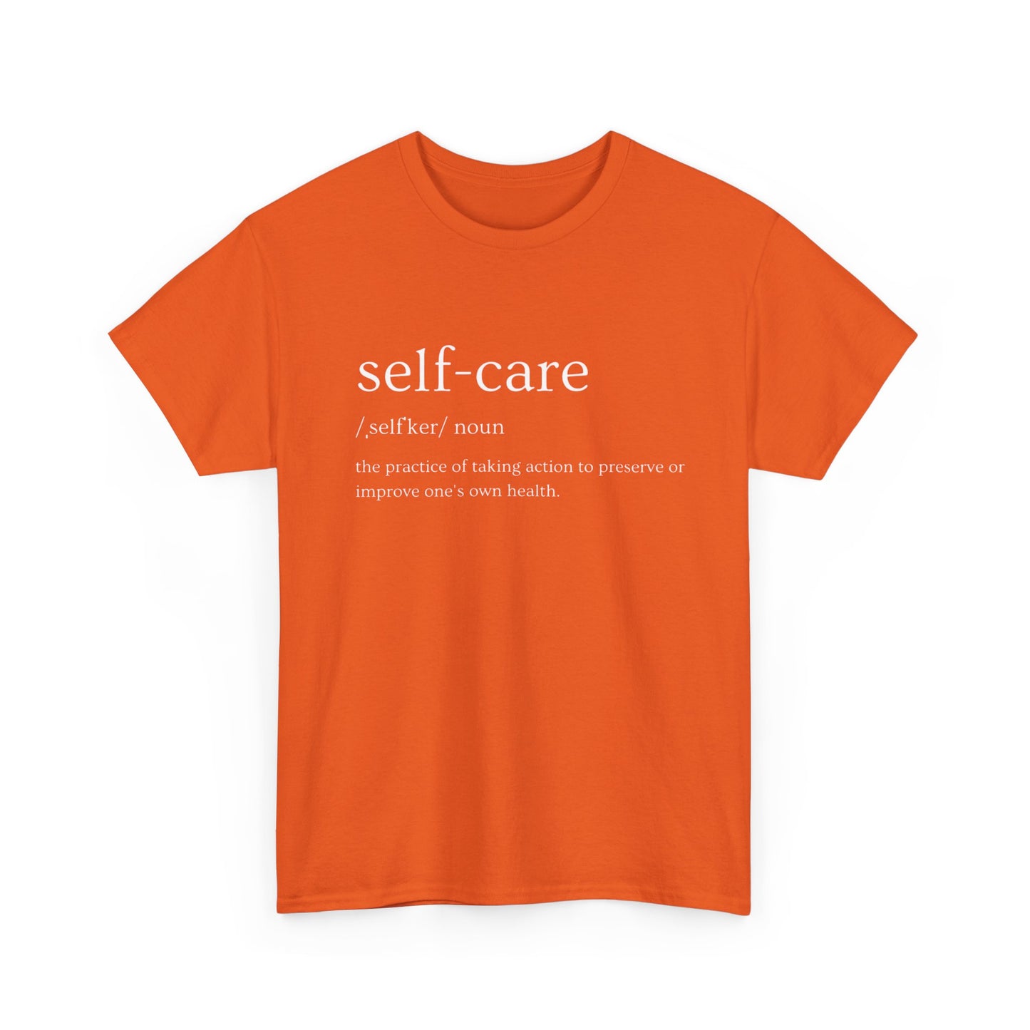A Self-Care Unisex Heavy Cotton Tee