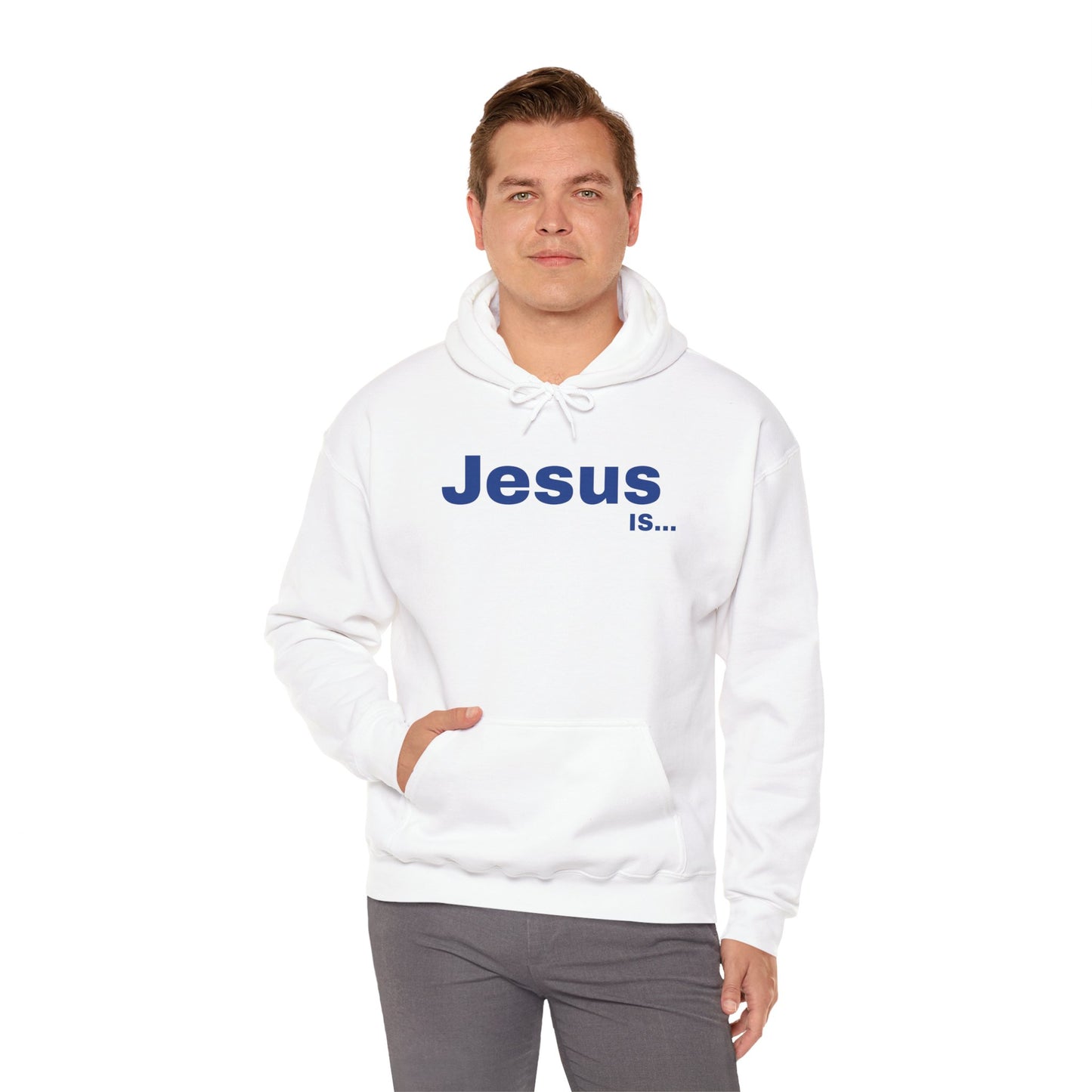 A DRocka Exclusive - Jesus IS… Hoodie - Blue - DRocka Edition 🔥