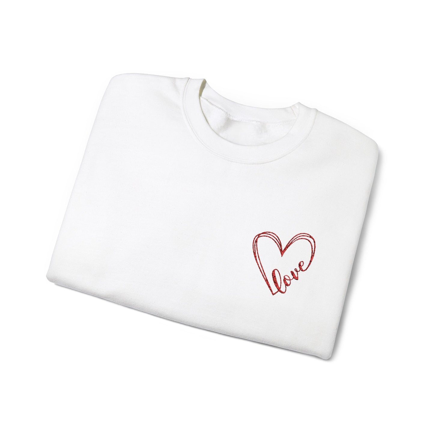 Love - Heart Unisex Heavy Blend™ Crewneck Sweatshirt
