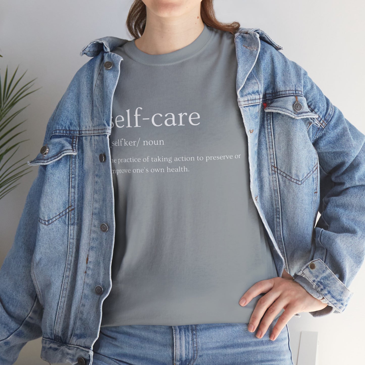 A Self-Care Unisex Heavy Cotton Tee