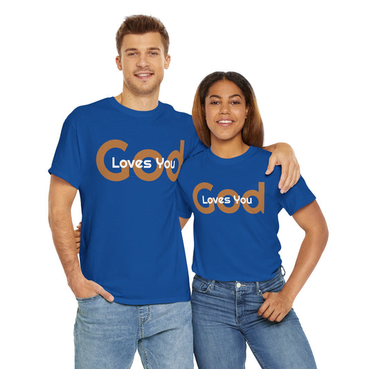 God loves you - Unisex Heavy Cotton Tee