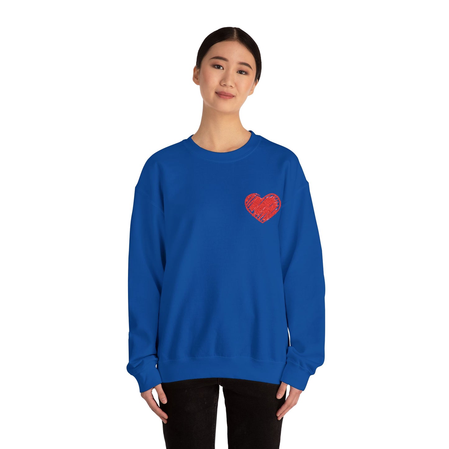 Heart Unisex Heavy Blend™ Crewneck Sweatshirt