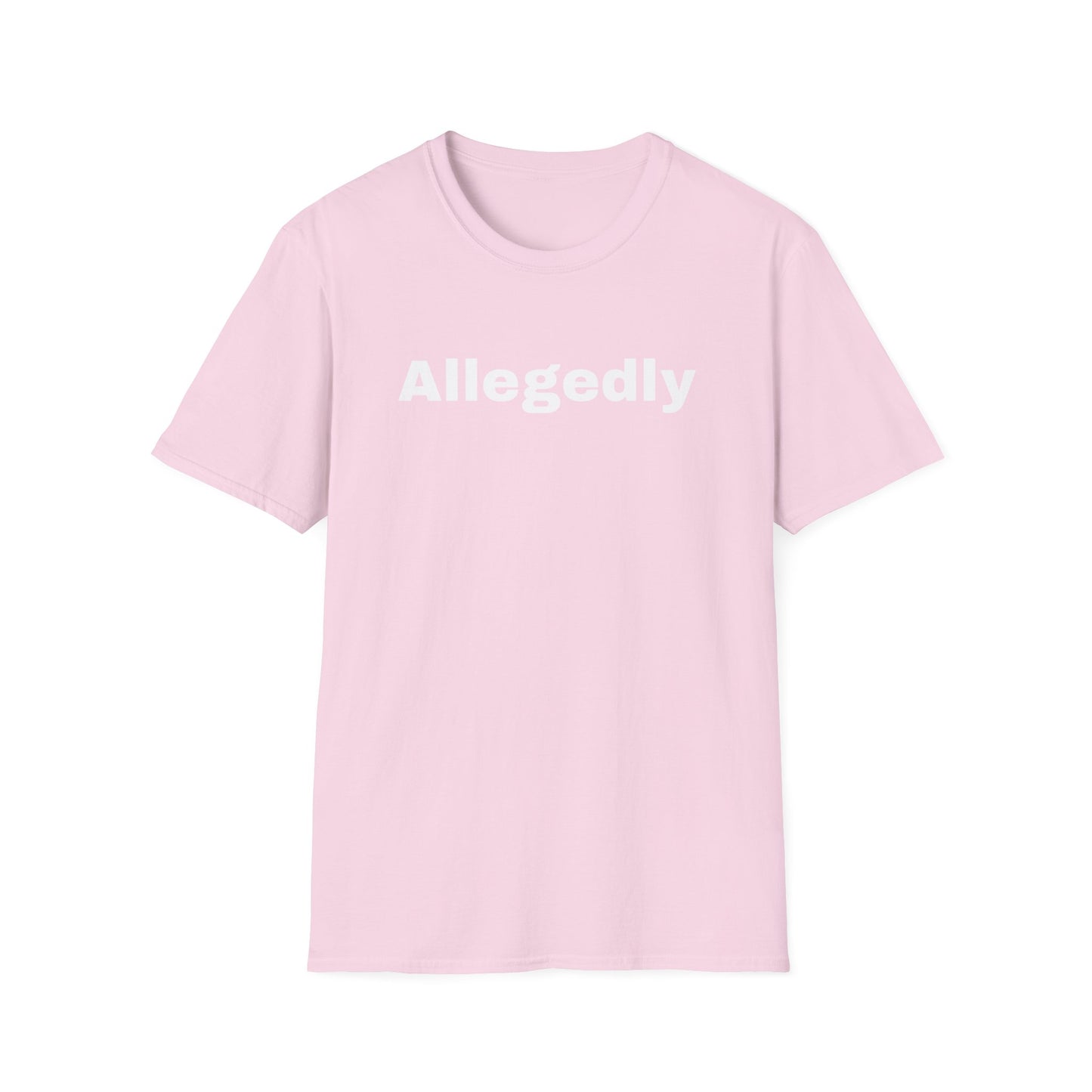 ALLEGEDLY - a Unisex Softstyle T-Shirt - DRocka Style